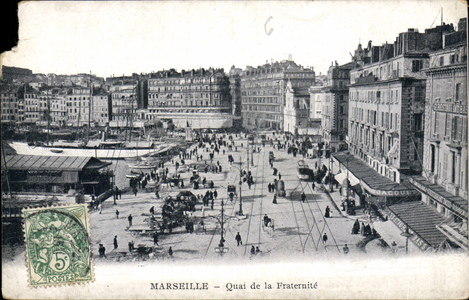 CPA Marseille Quai de la Fraternite 