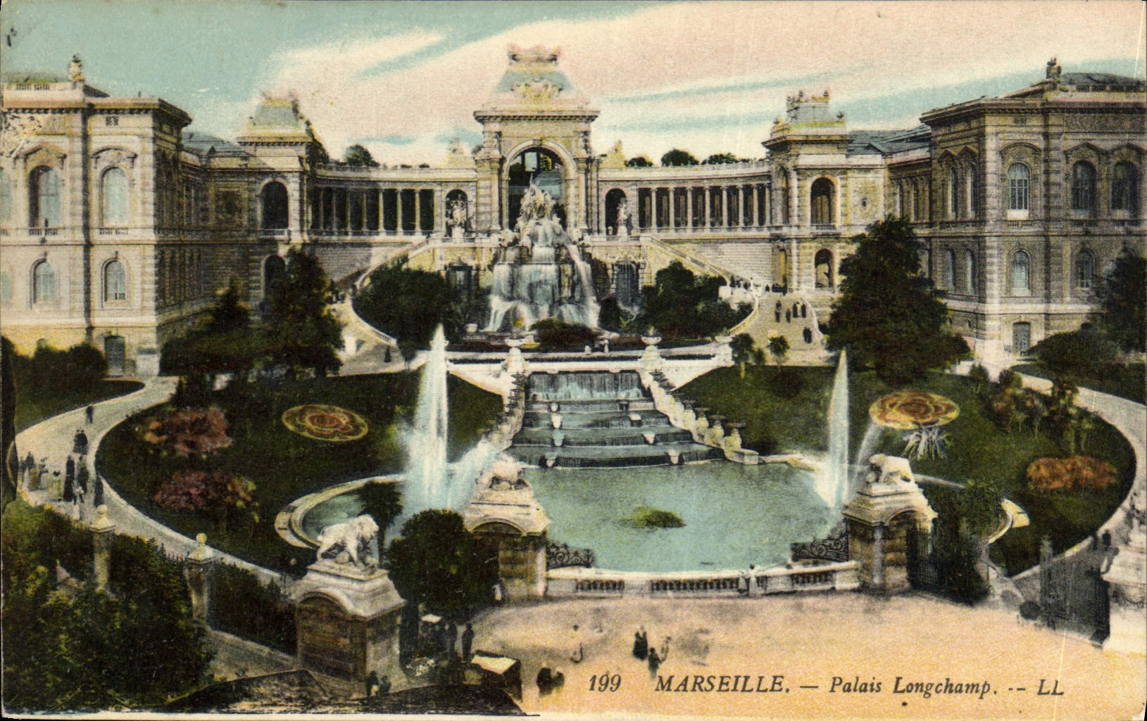 CPA Marseille Palais Longchamp 