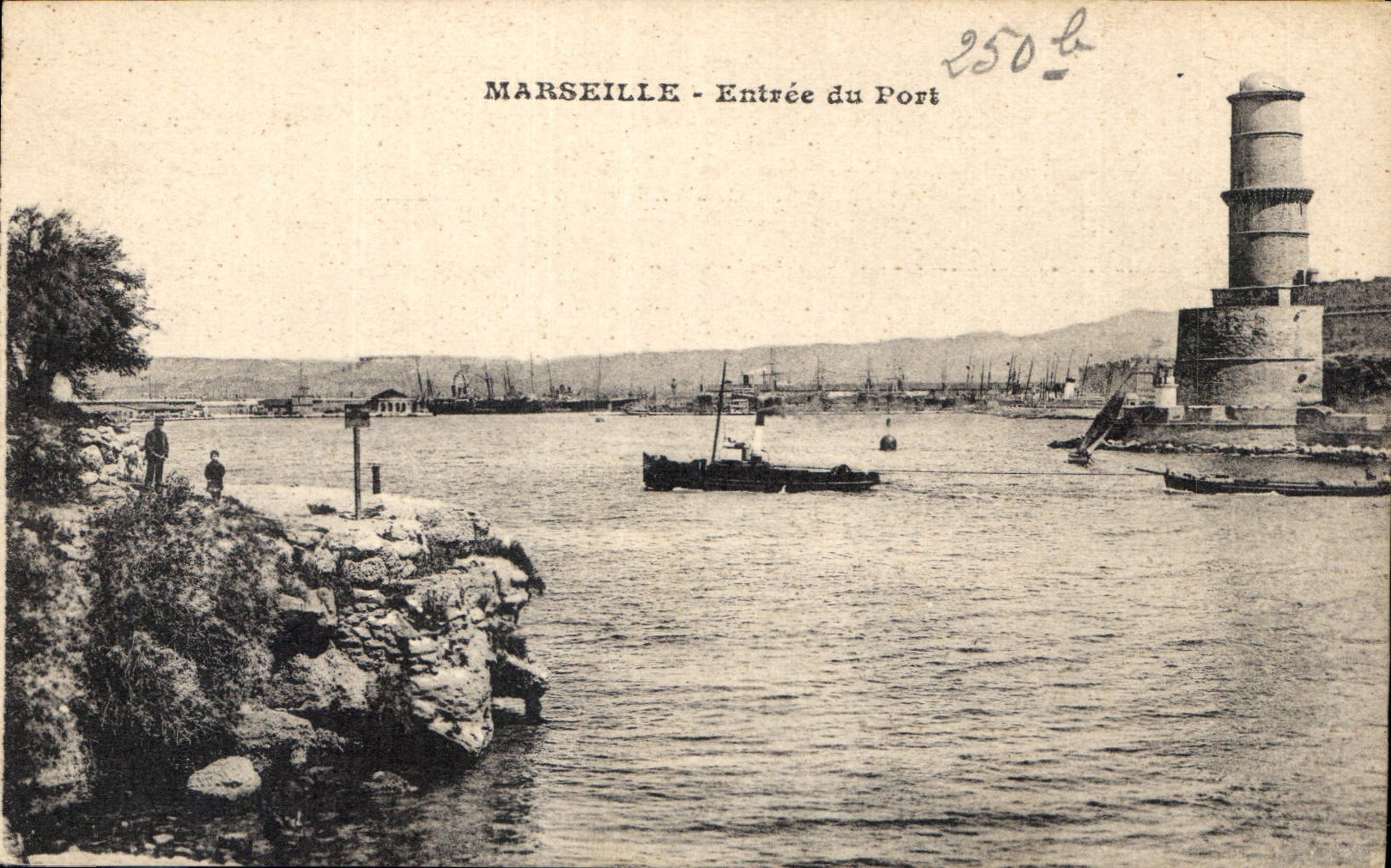 CPA Marseille Entree du Port 