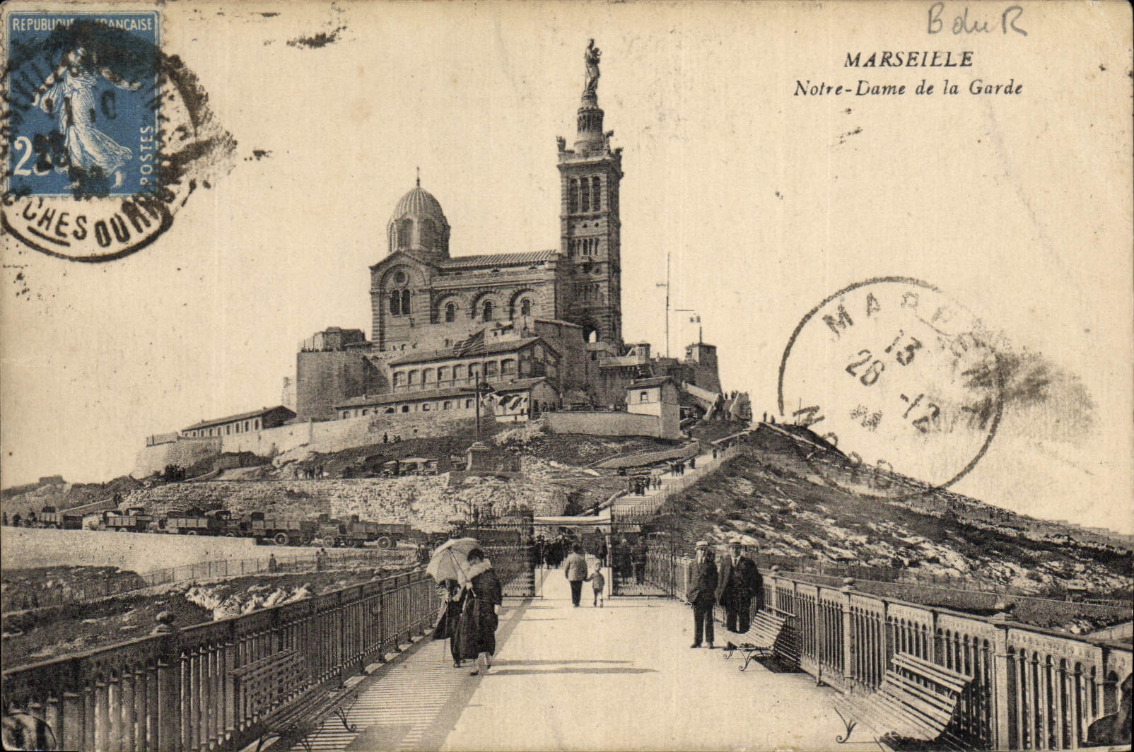 CPA Marseille Notre Dame de la Garde 