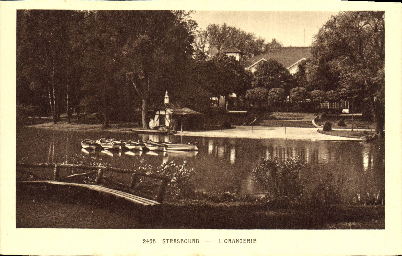 CPA Strasbourg L'Orangerie 