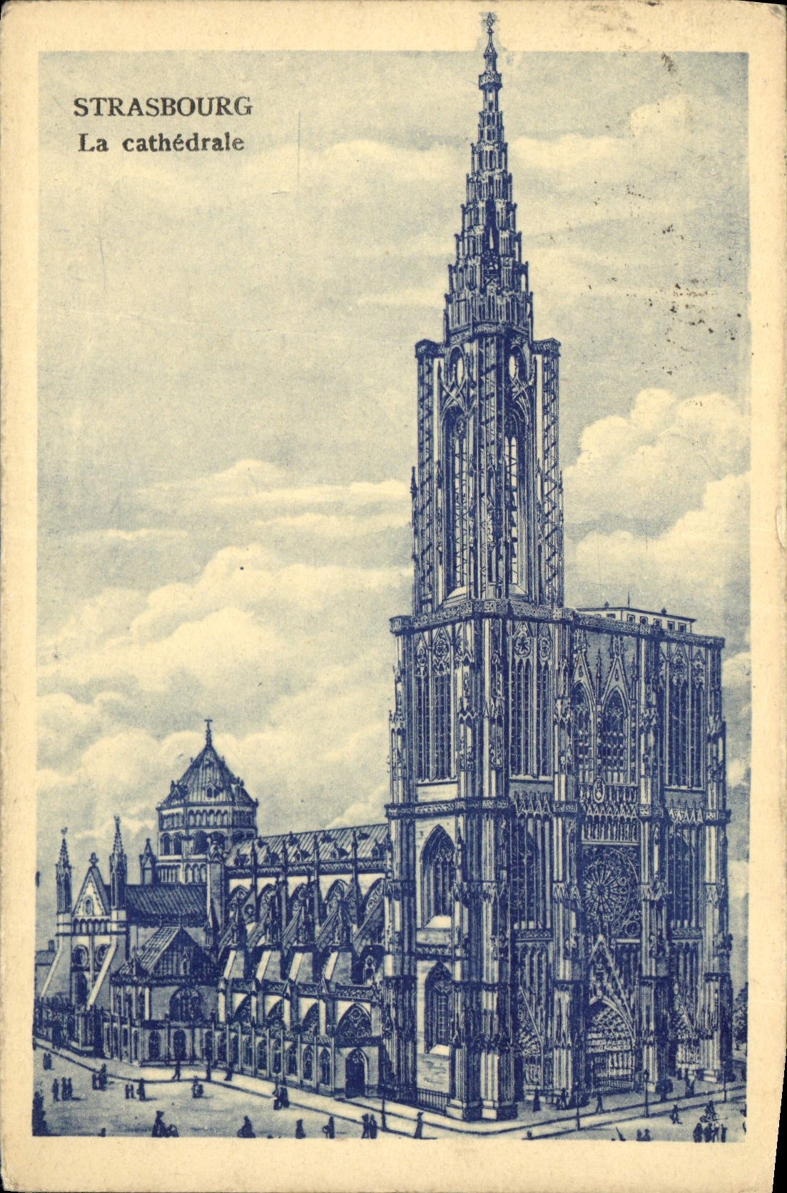 CPA Strasbourg la Cathedrale 