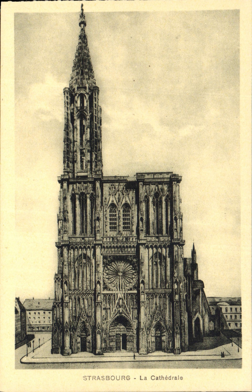 CPA Strasbourg La Cathedrale 