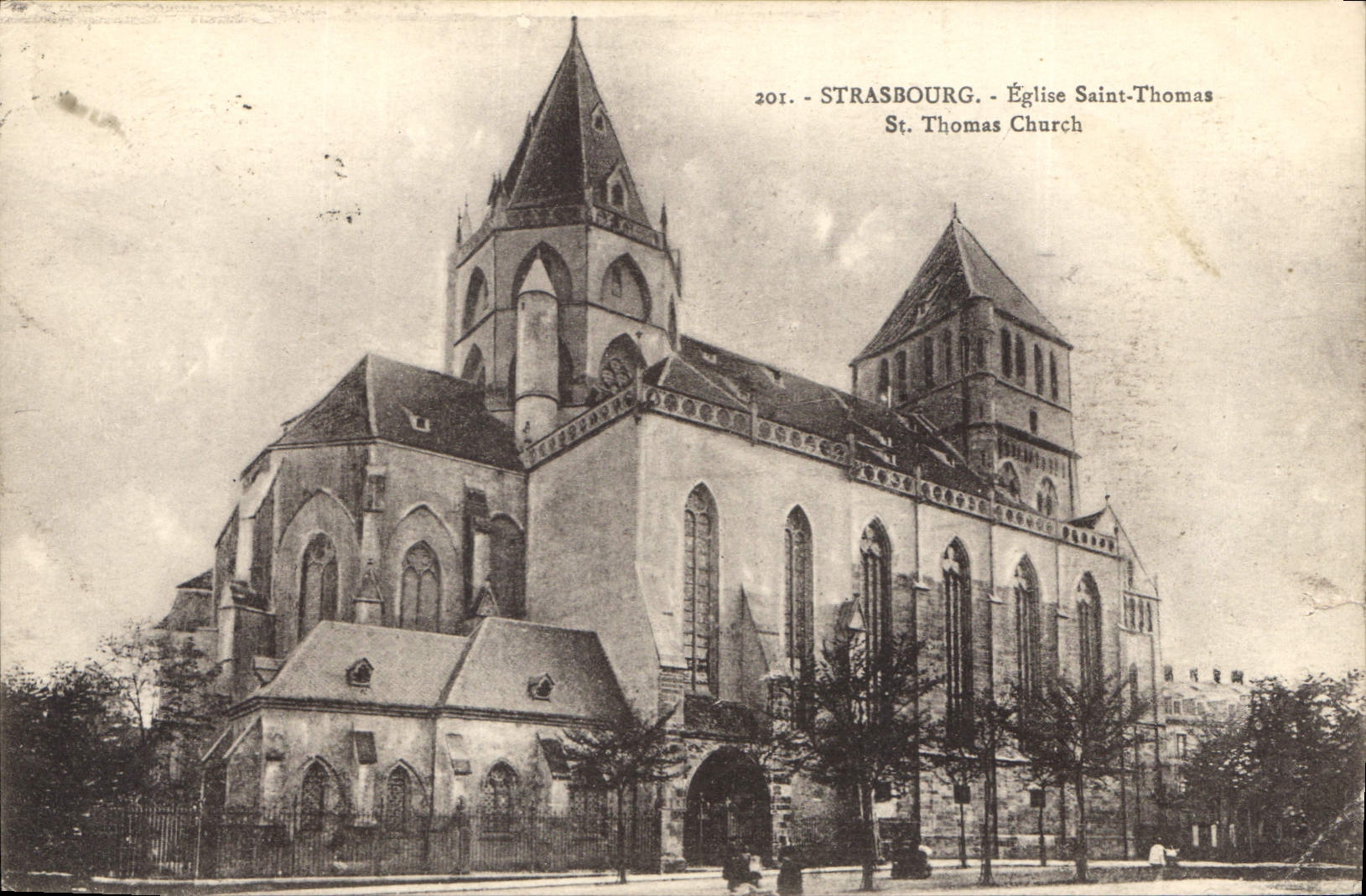 CPA Strasbourg Eglise Saint Thomas 