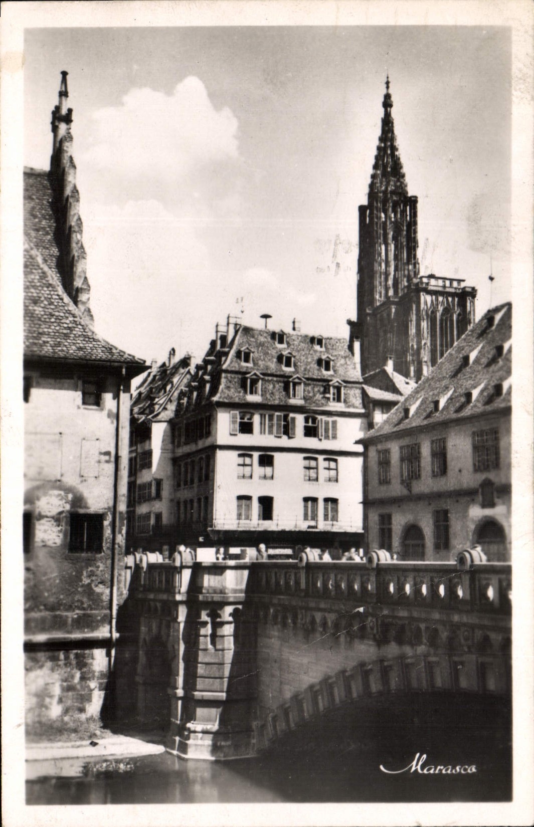 CPA Strasbourg Pont du Corbeau 