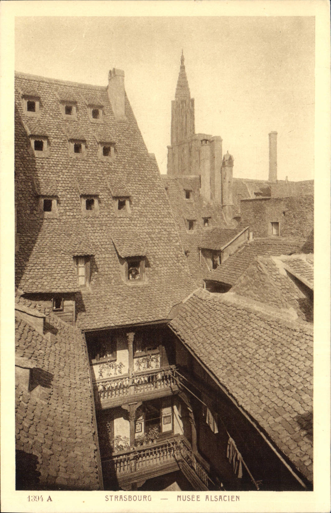 CPA Strasbourg Musee Alsacien 