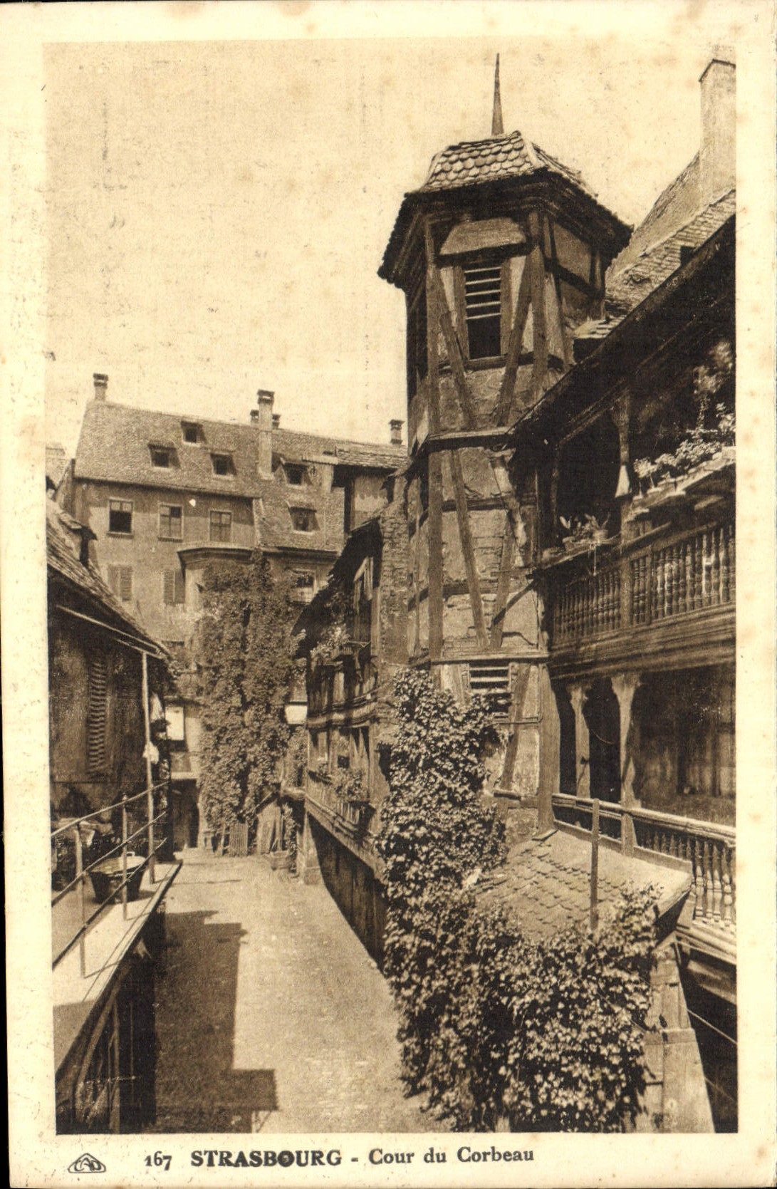 CPA Strasbourg Cour du Corbeau 