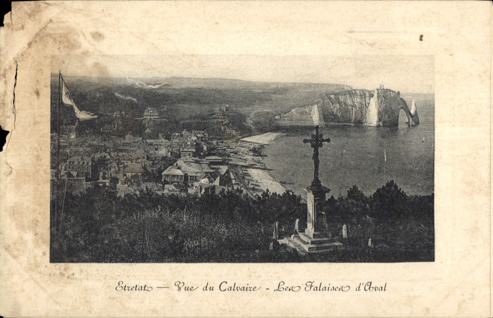 CPA Etretat Vue du Calvaire