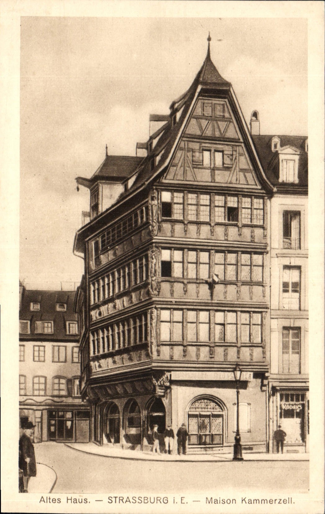 CPA Strasbourg Maison Kammerzell 