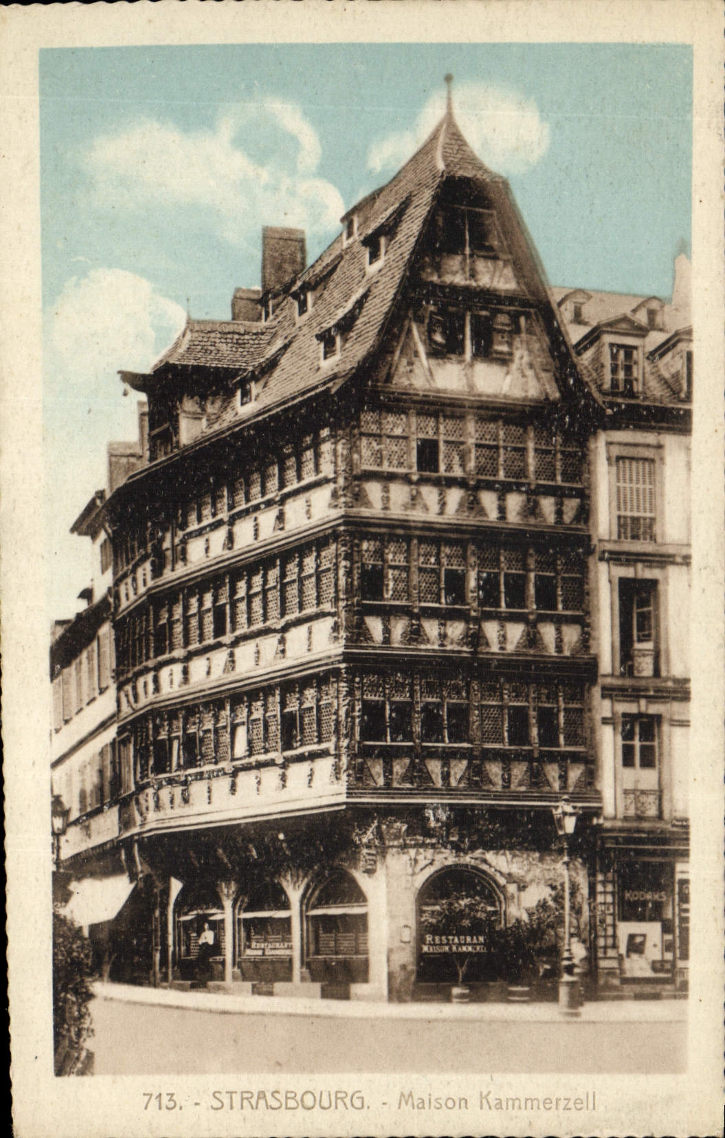CPA Strasbourg Maison Kammerzell 