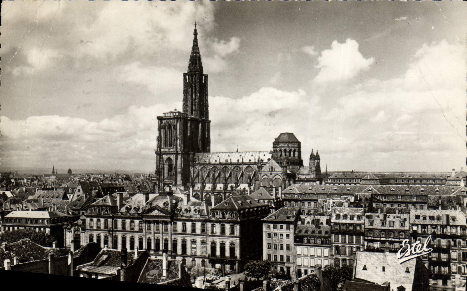 CPA Strasbourg La Cathedrale et le Palais de Rohan