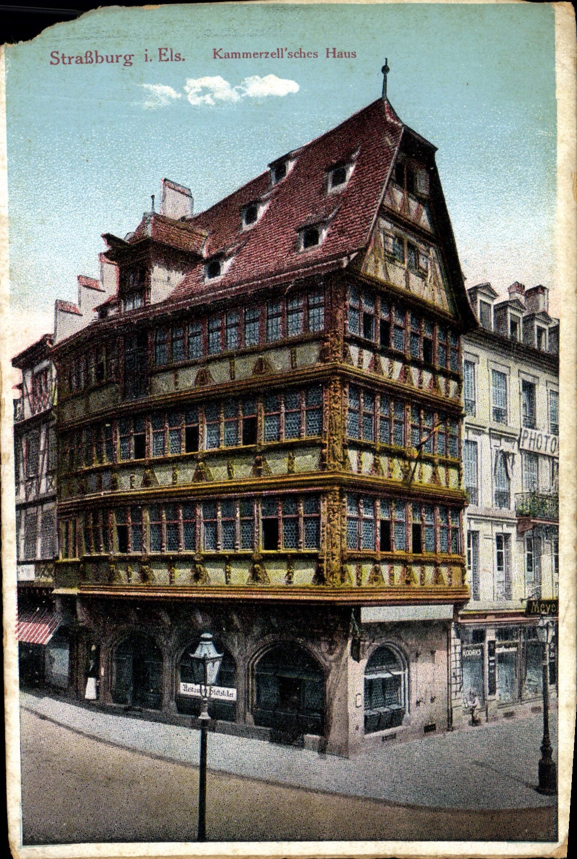 CPA Strasbourg Maison Kammerzell 