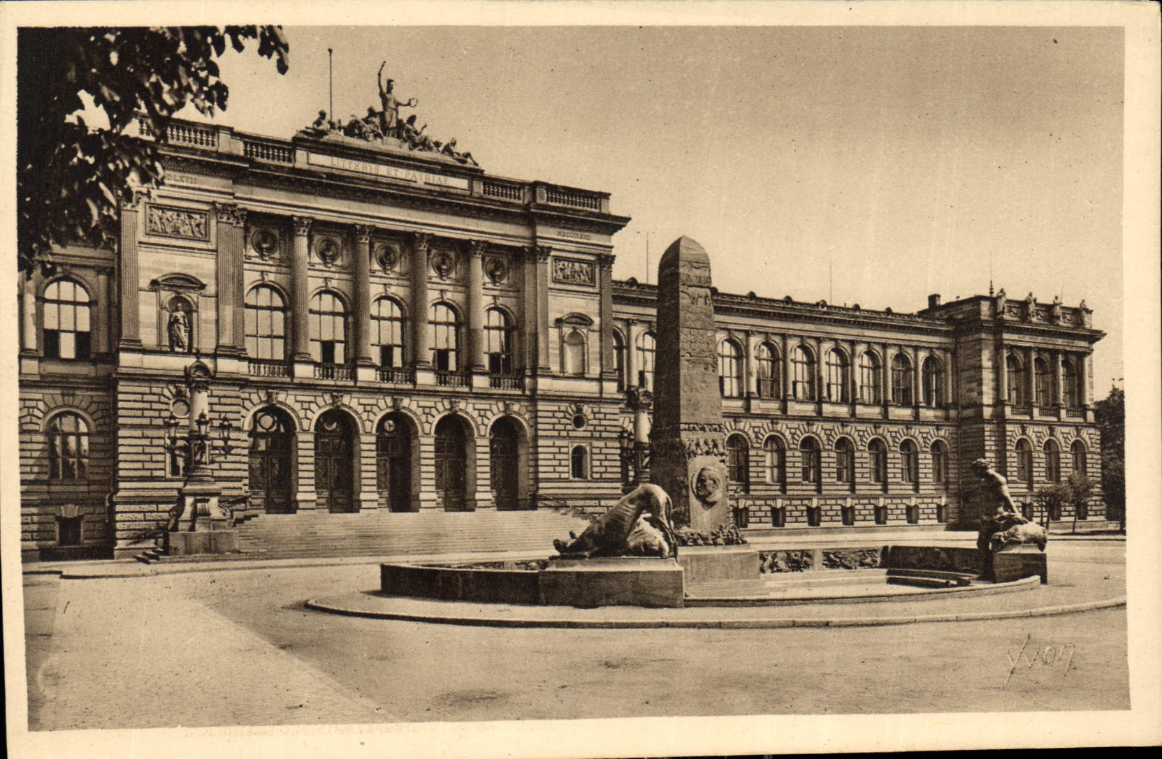 CPA La Douce France Strasbourg Bas Rhin l'Universite 
