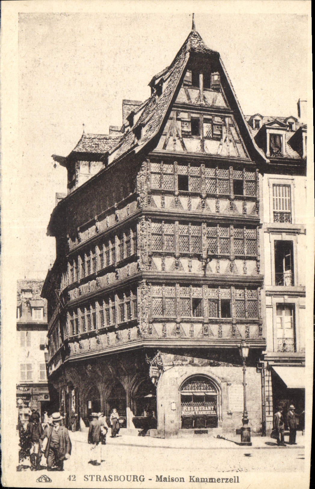 CPA Strasbourg Maison Kammerzell 