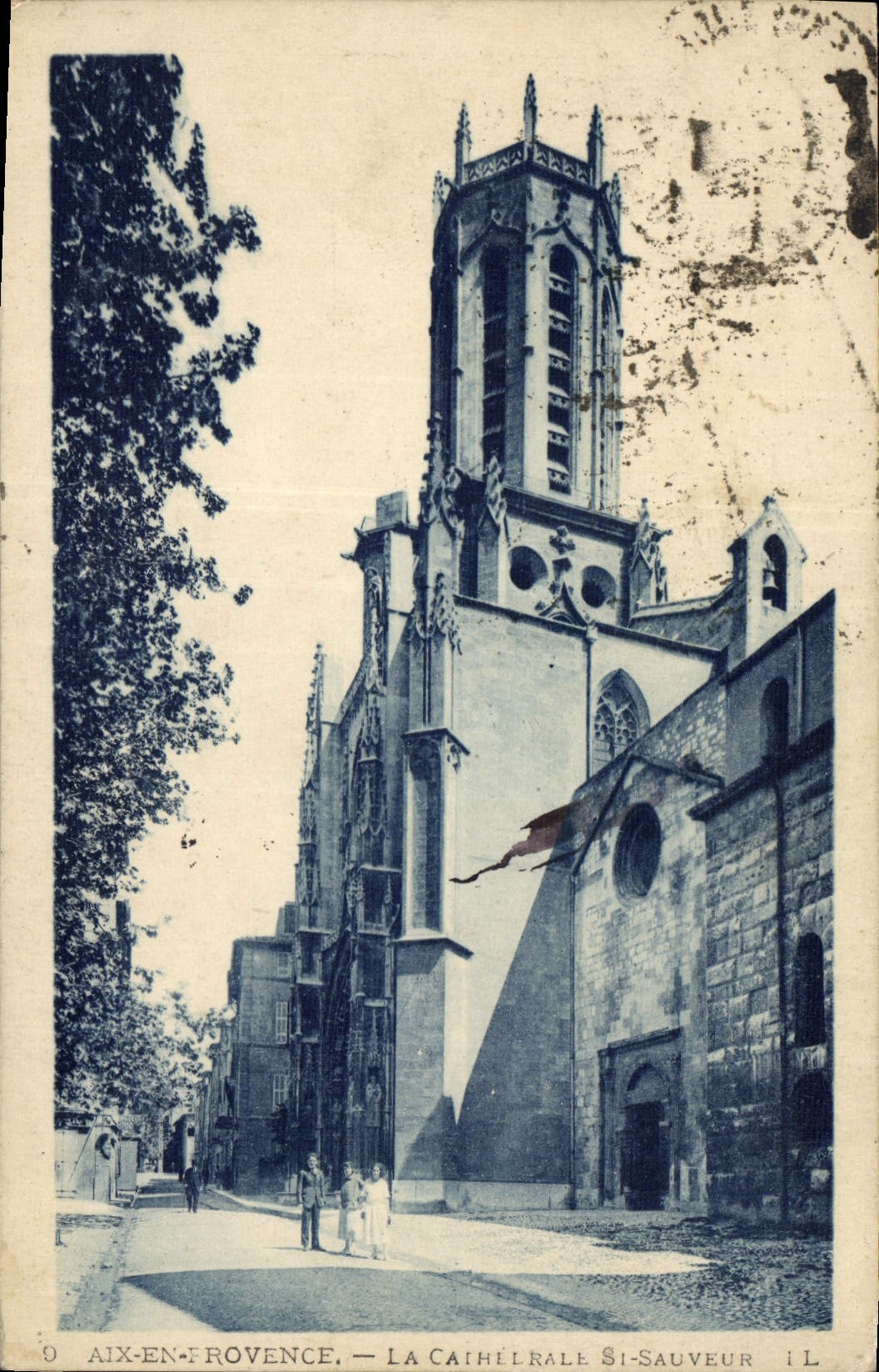 CPA Aix en Provence la Cathedrale St Sauveur 