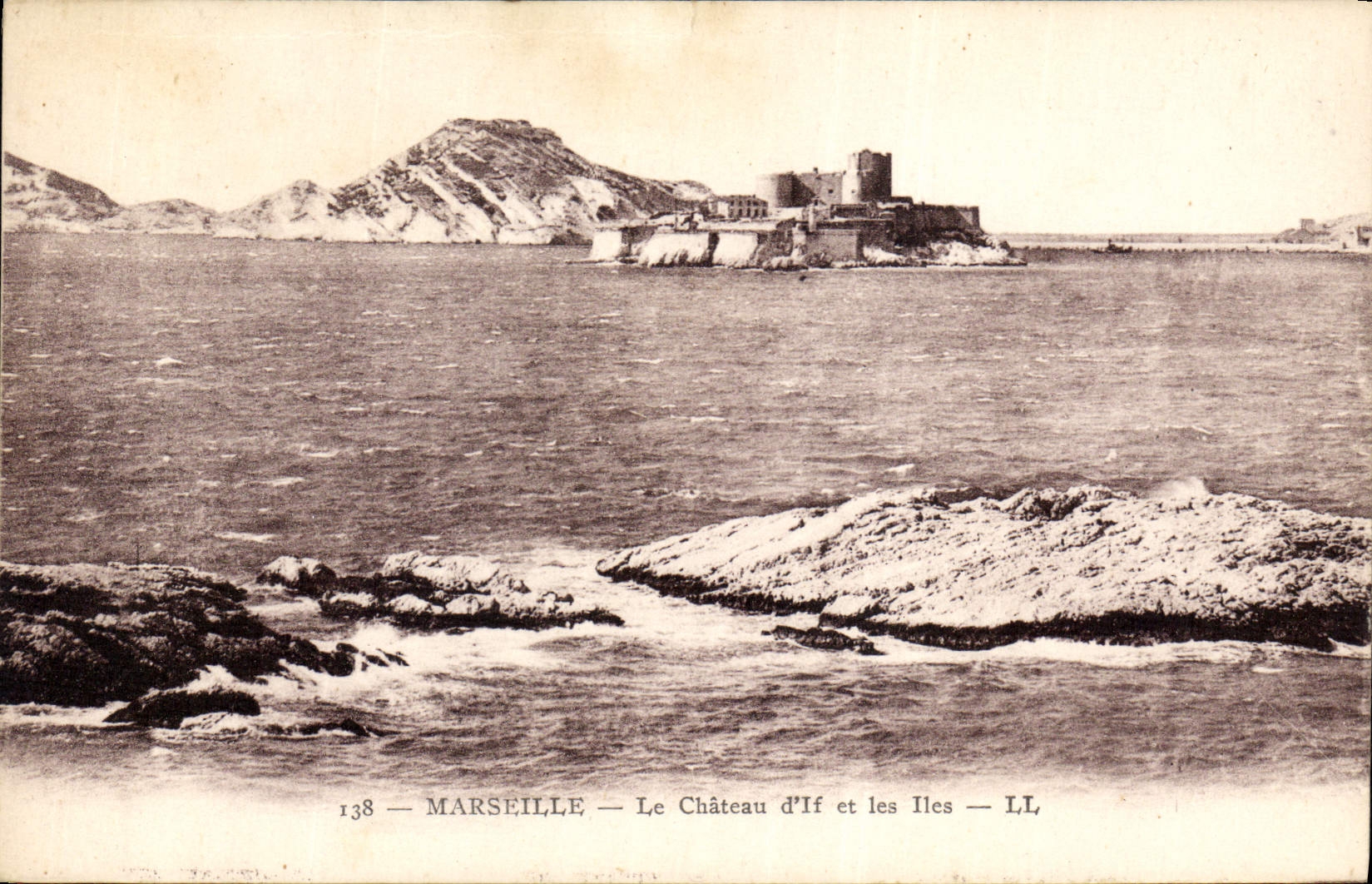 CPA Marseille Le Chateau d'If et les Iles 