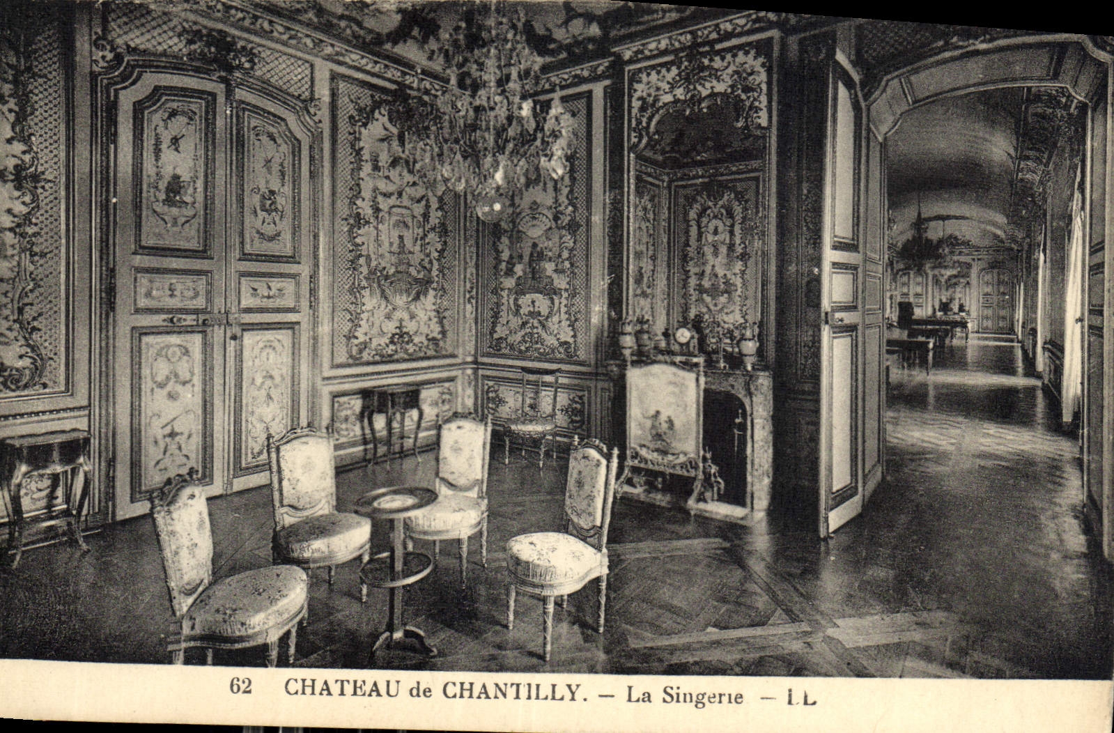 CPA Chateau de Chantilly La Singerie 