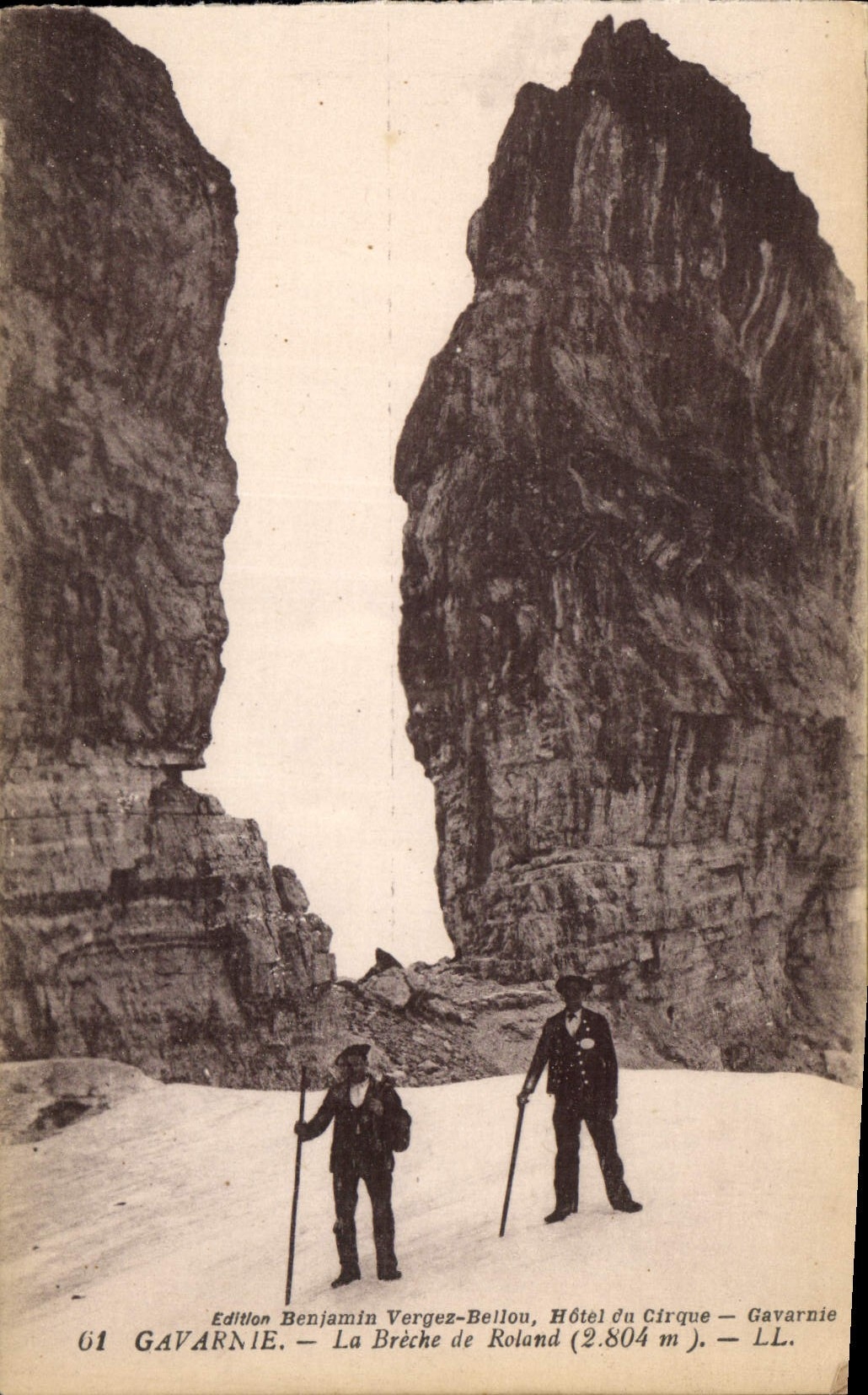 CPA Gavarnie La Breche de Roland 