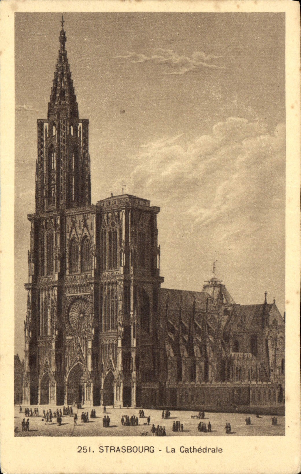 CPA Strasbourg La Cathedrale 