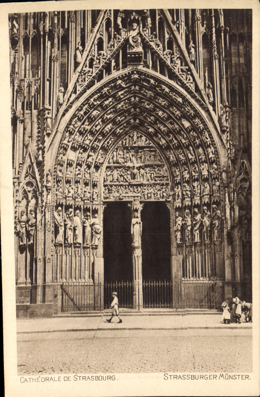 CPA Cathedrale de Strasbourg 