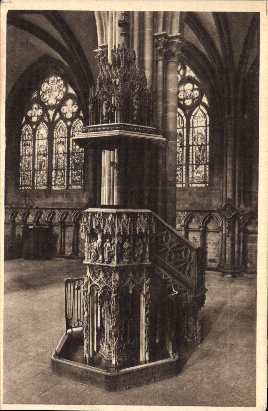 CPA Cathedrale de Strasbourg la chaire 