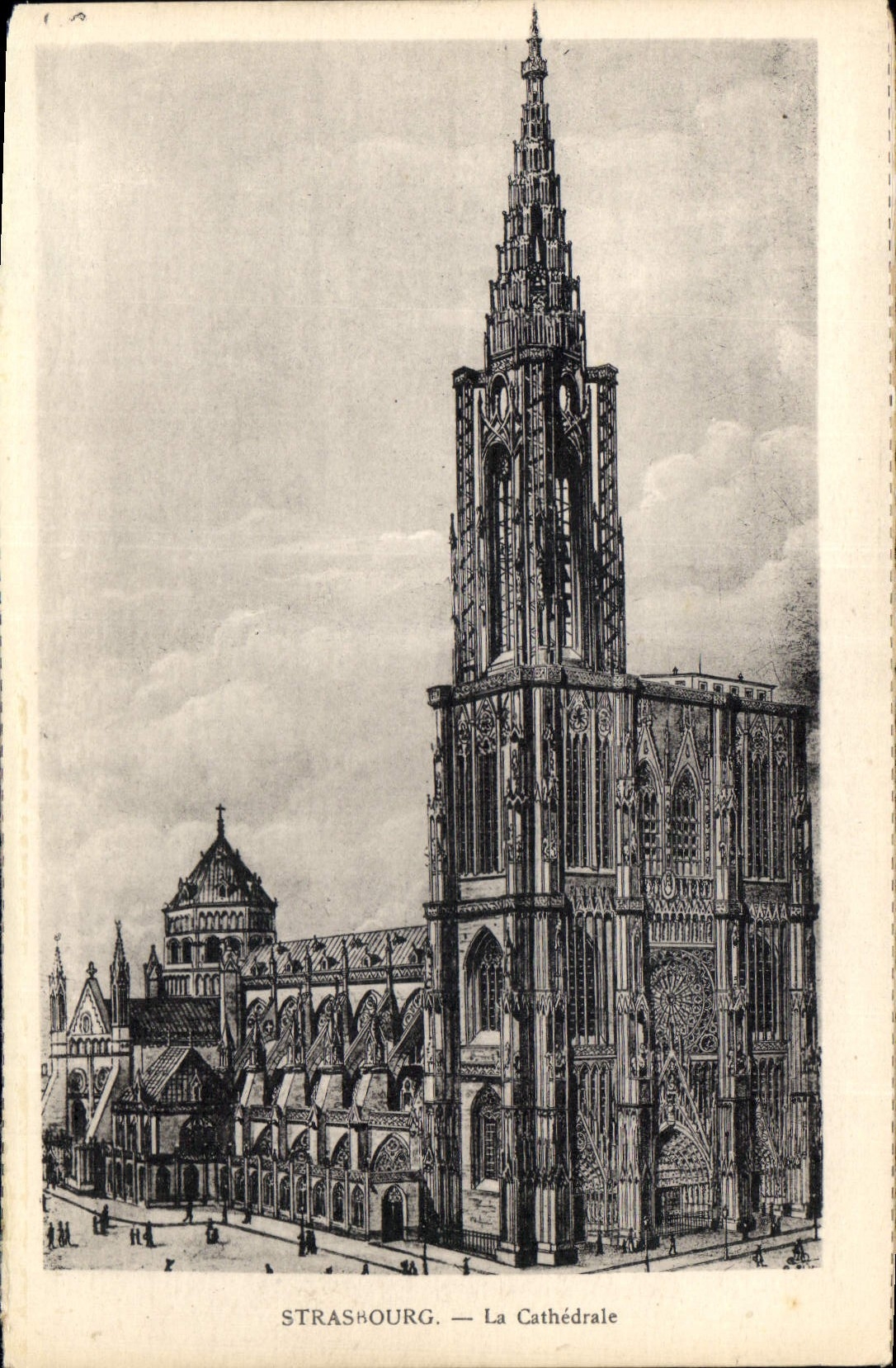 CPA Strasbourg La Cathedrale 