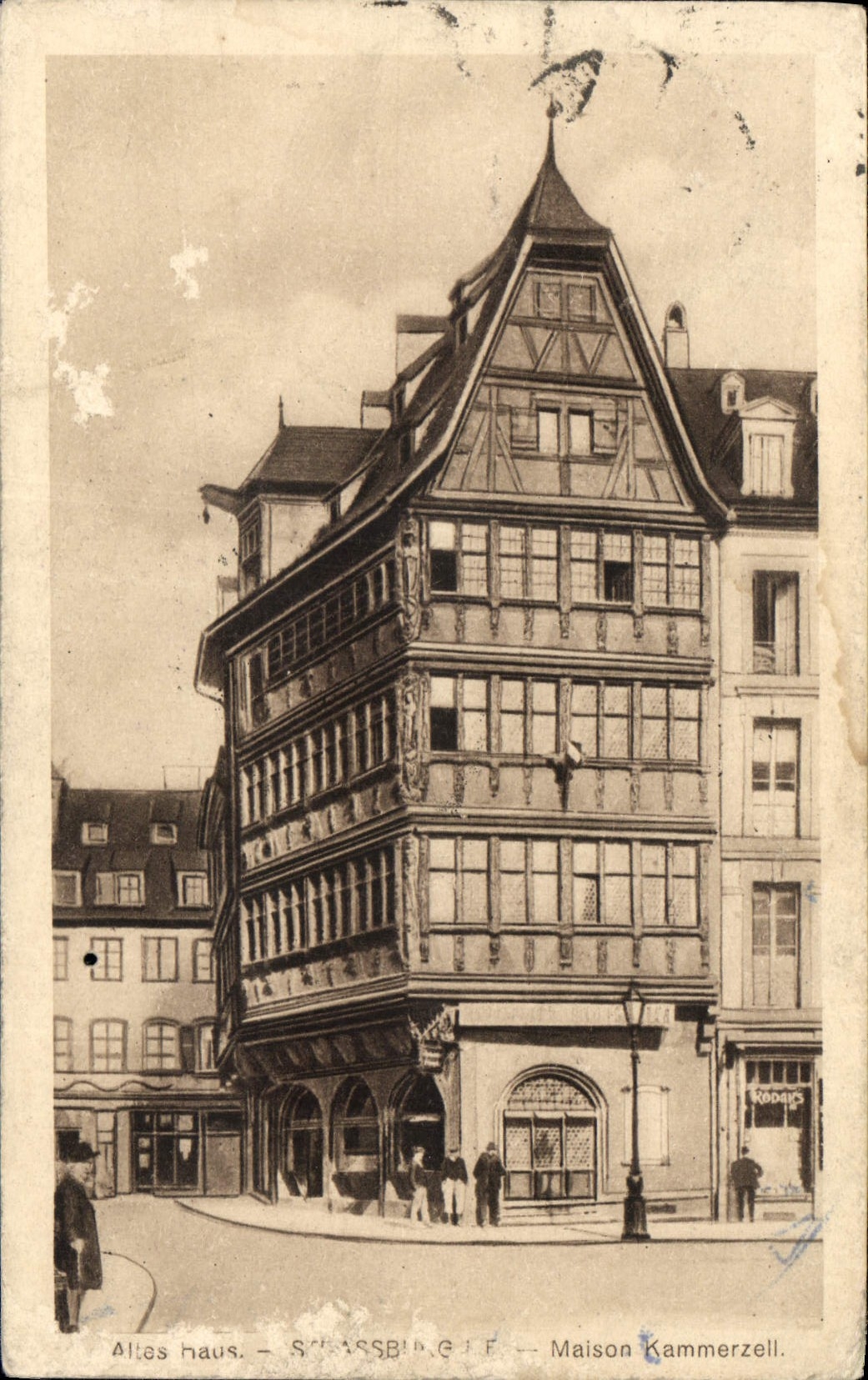 CPA Strasbourg Maison Kammerzell 