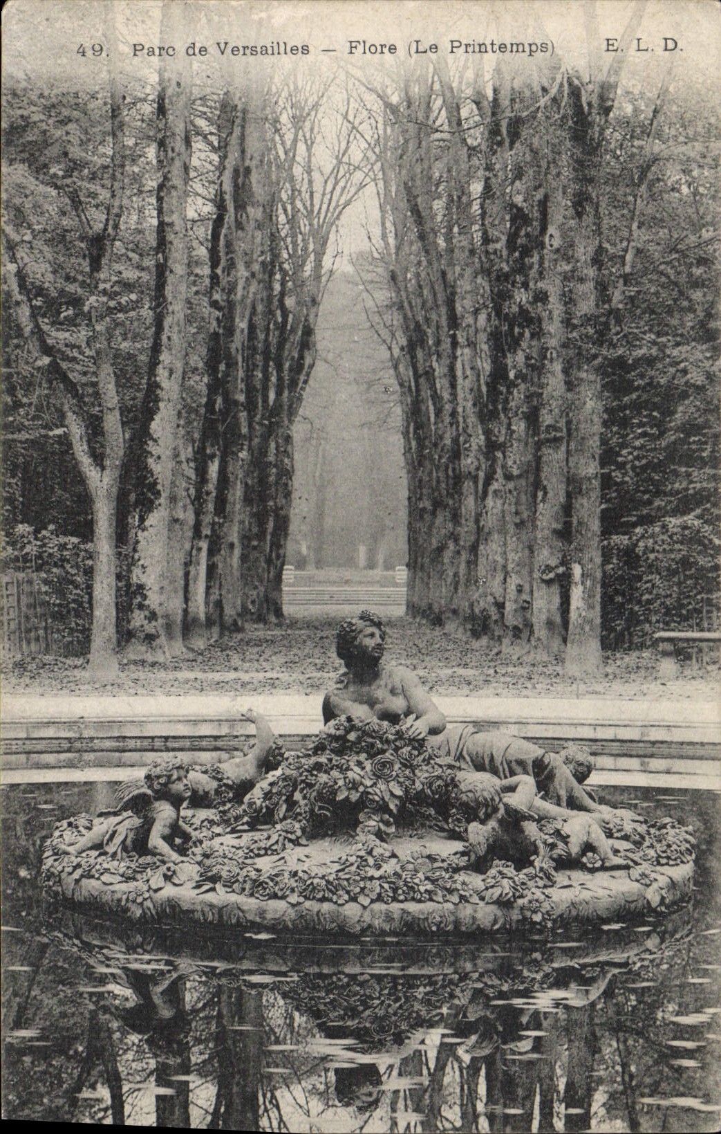 CPA Parc de Versailles Flore le printemps