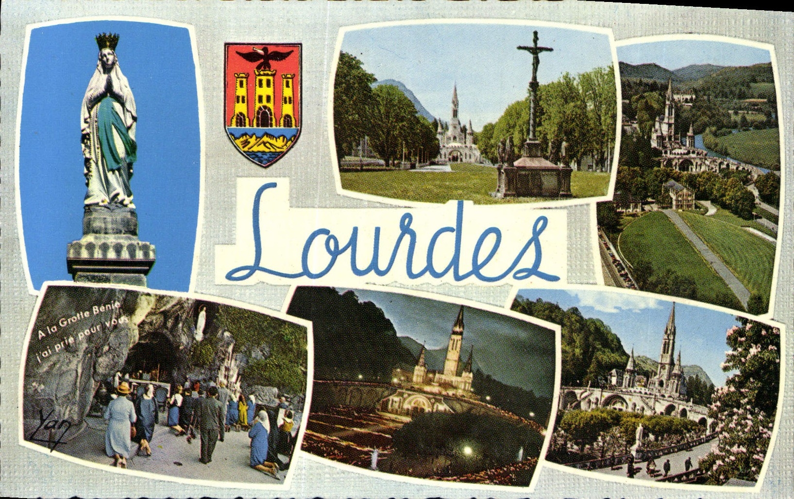CPA Souvenir de Lourdes 
