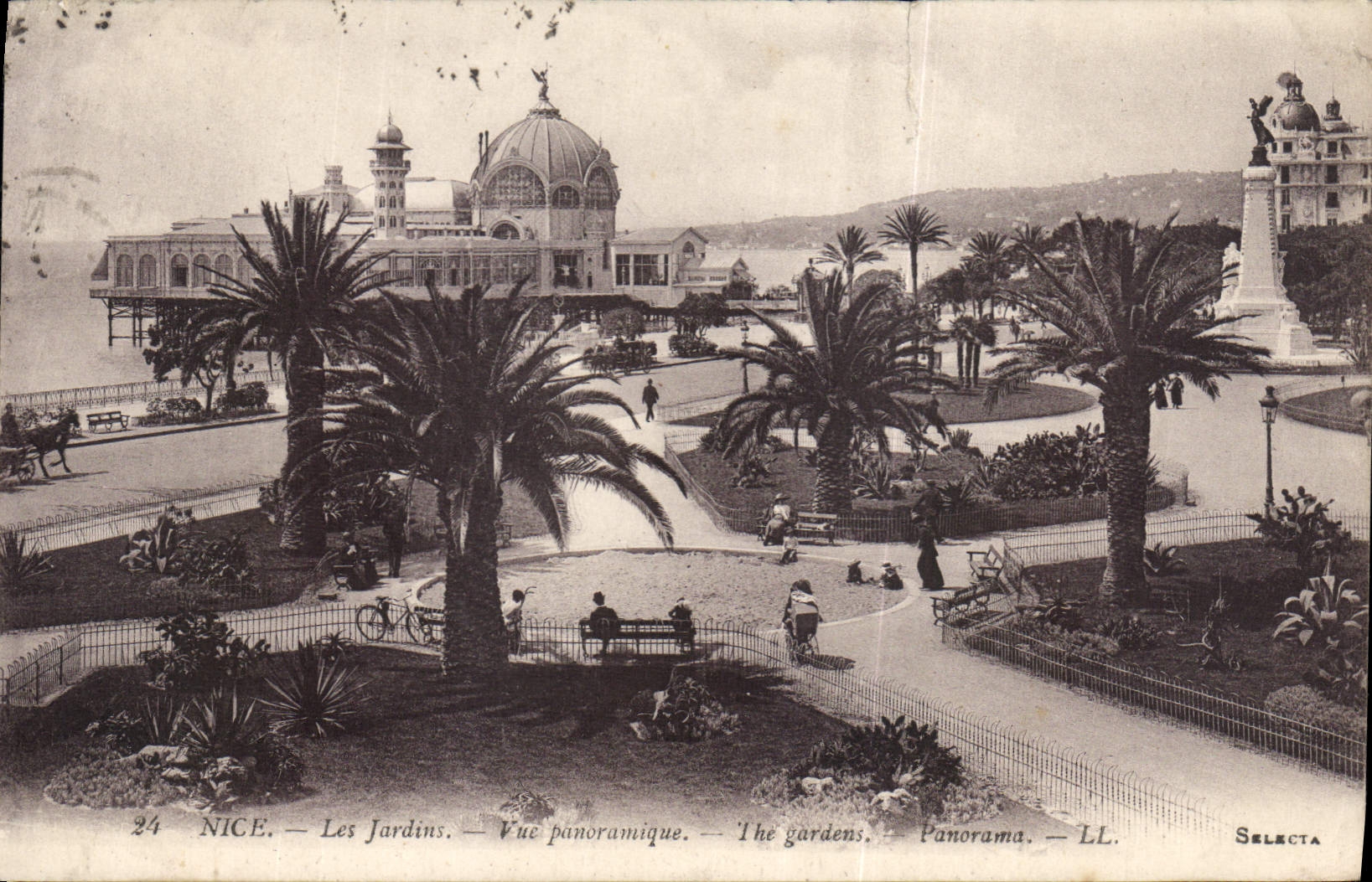 CPA Nice les Jardins Vue panoramique