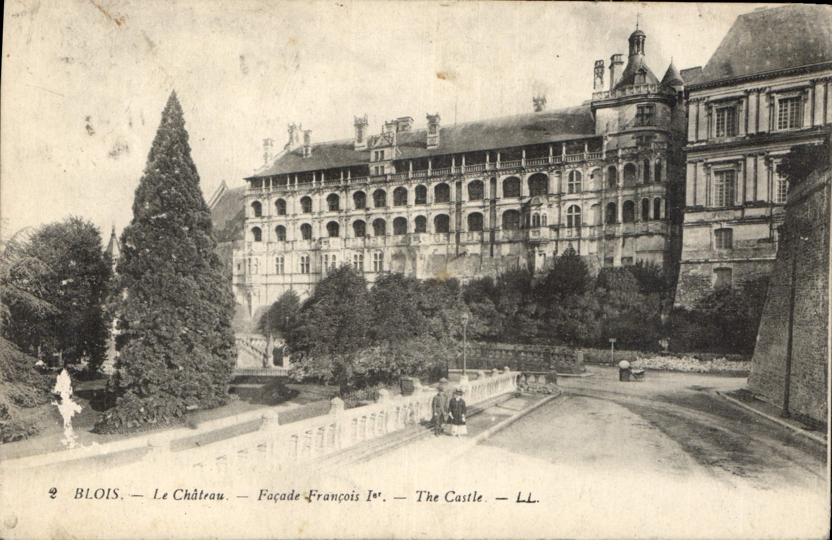 CPA Blois Le Chateau Facade Francois Ier 