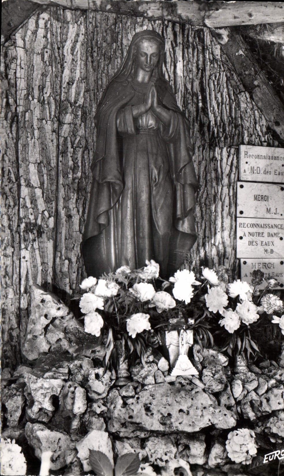 CPA Bourbonne les Bains Hte M La Vierge des Eaux Priere a la tres Sainte Vierge dans sa petite Chape