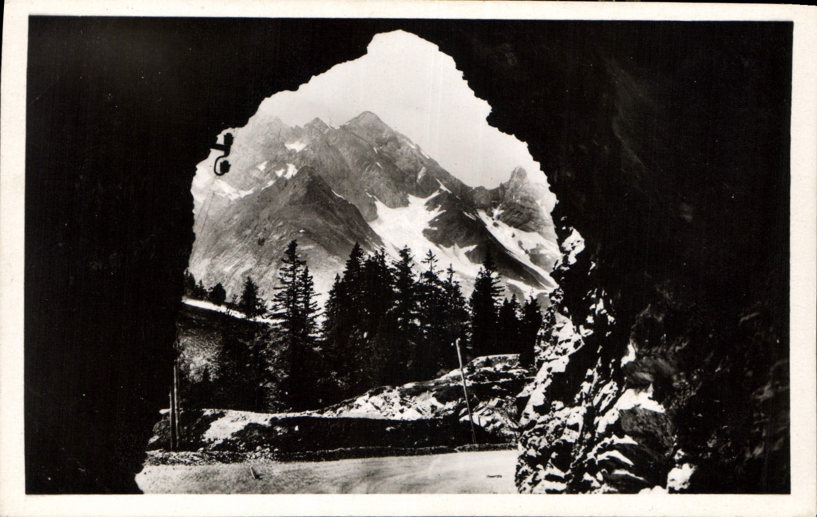 CPA Col des Aravis Tunnel des Tournants et l'Etale