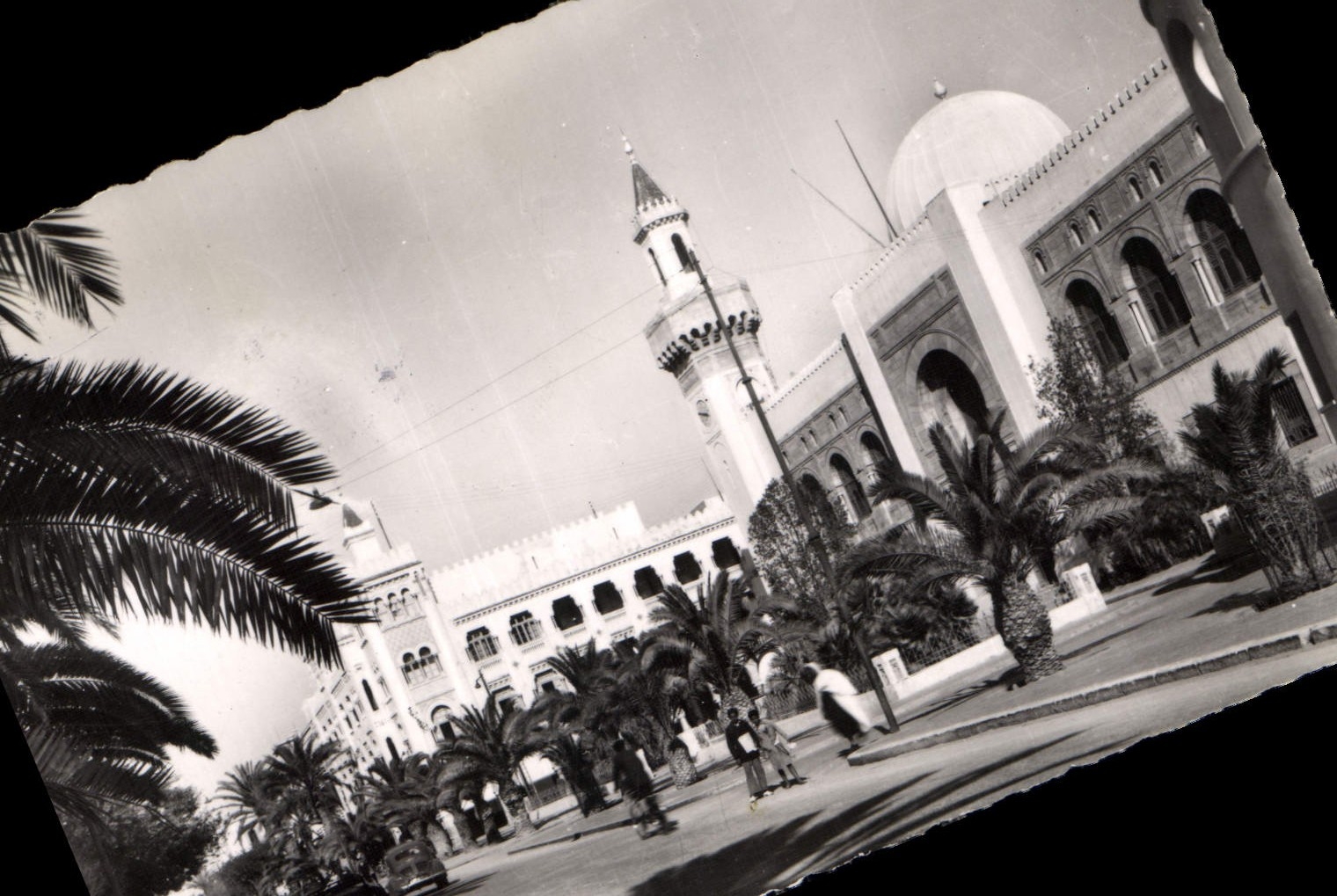 CPA Sfax Tunisie Hotel de Ville et Avenue Jules Gau 