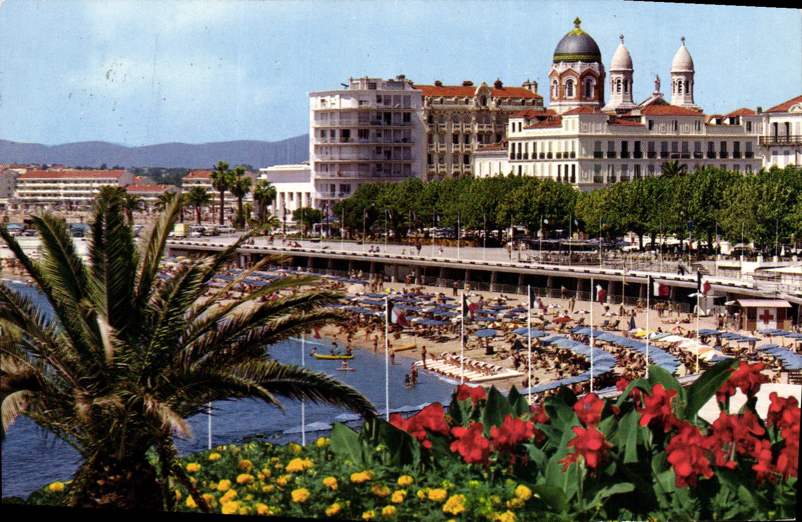 CPA La Cote d'Azur Saint Raphael Var La Plage 
