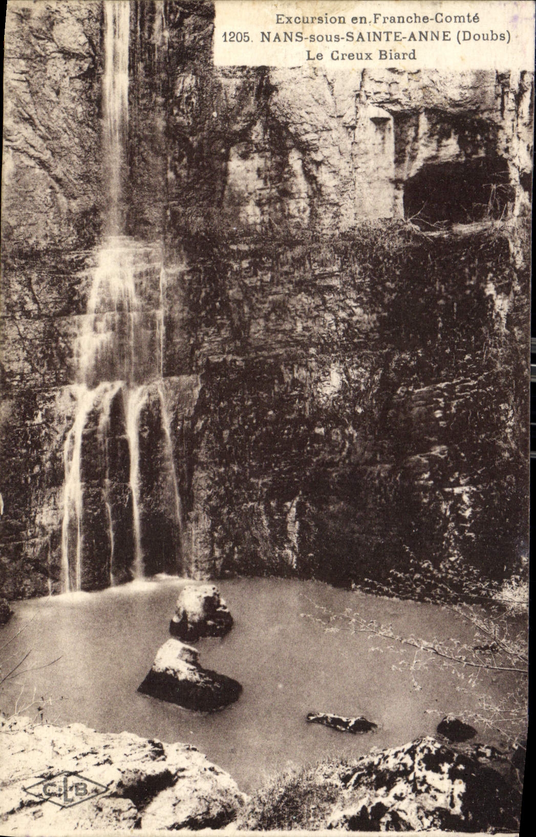 CPA Excursion en Franche Comte Nans sous Sainte Anne Doubs Le Creux Biard