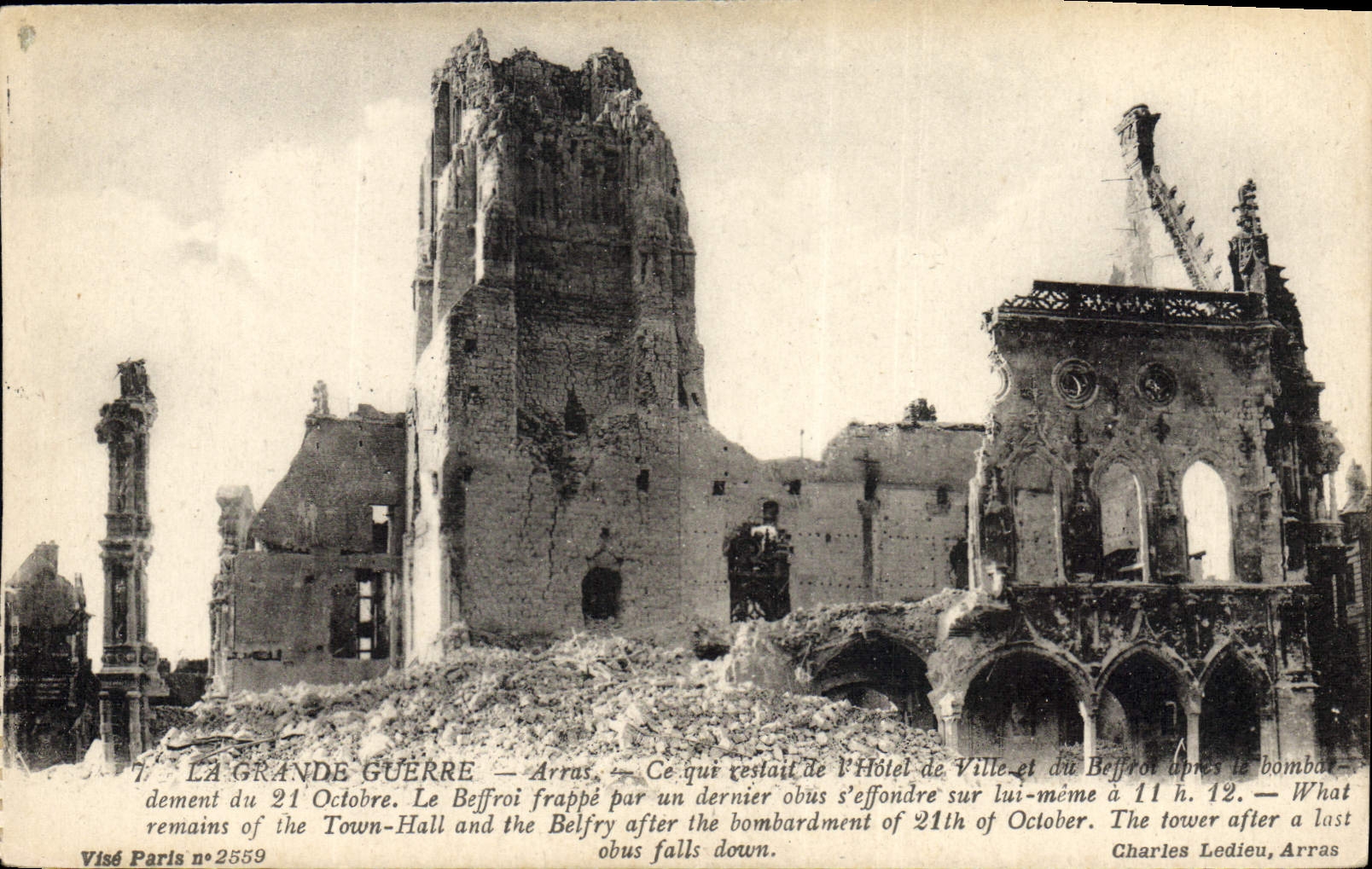 CPA La Grande Guerre Arras 