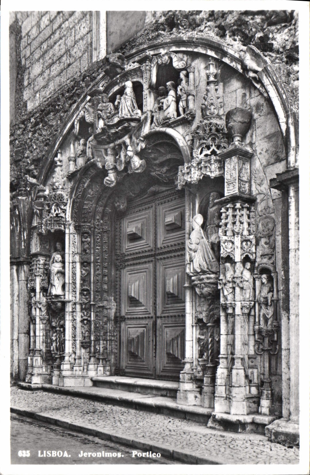 CPA Lisboa Jeronimos Portico 