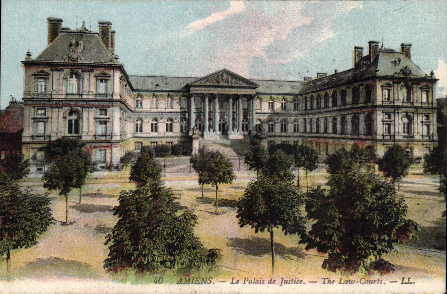 CPA Amiens Le Palais de Justice 
