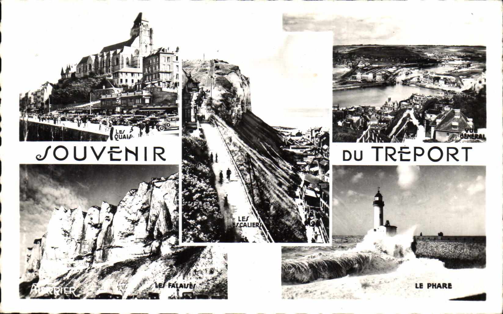 CPA Souvenir du Treport Phare