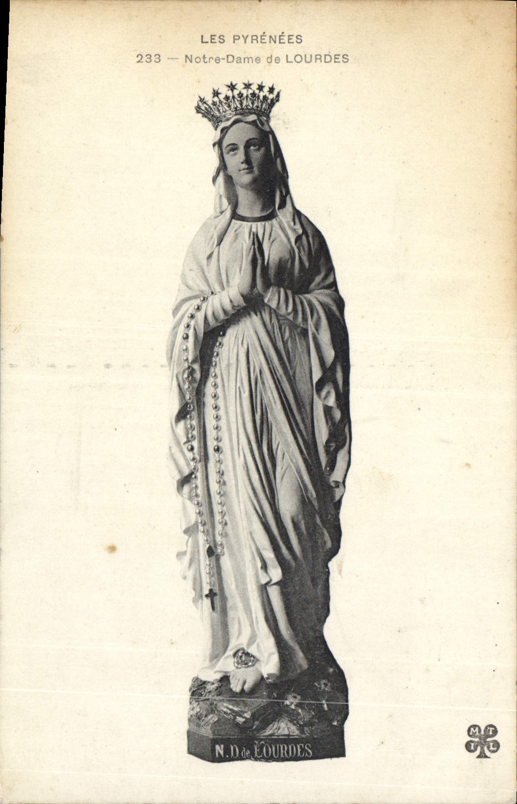 CPA Les Pyrenees Notre Dame de Lourdes 