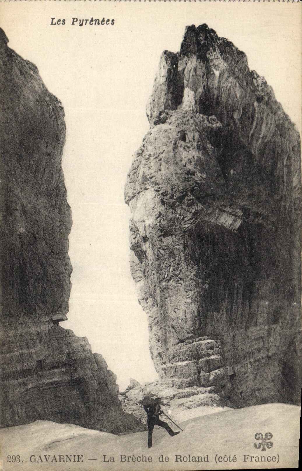 CPA Gavarnie la Breche de Roland Cote France 