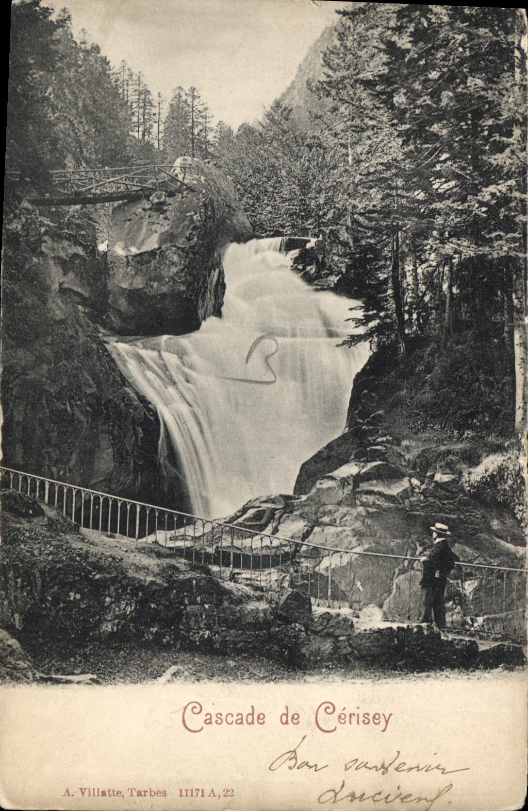 CPA Cascade de Cerisey 