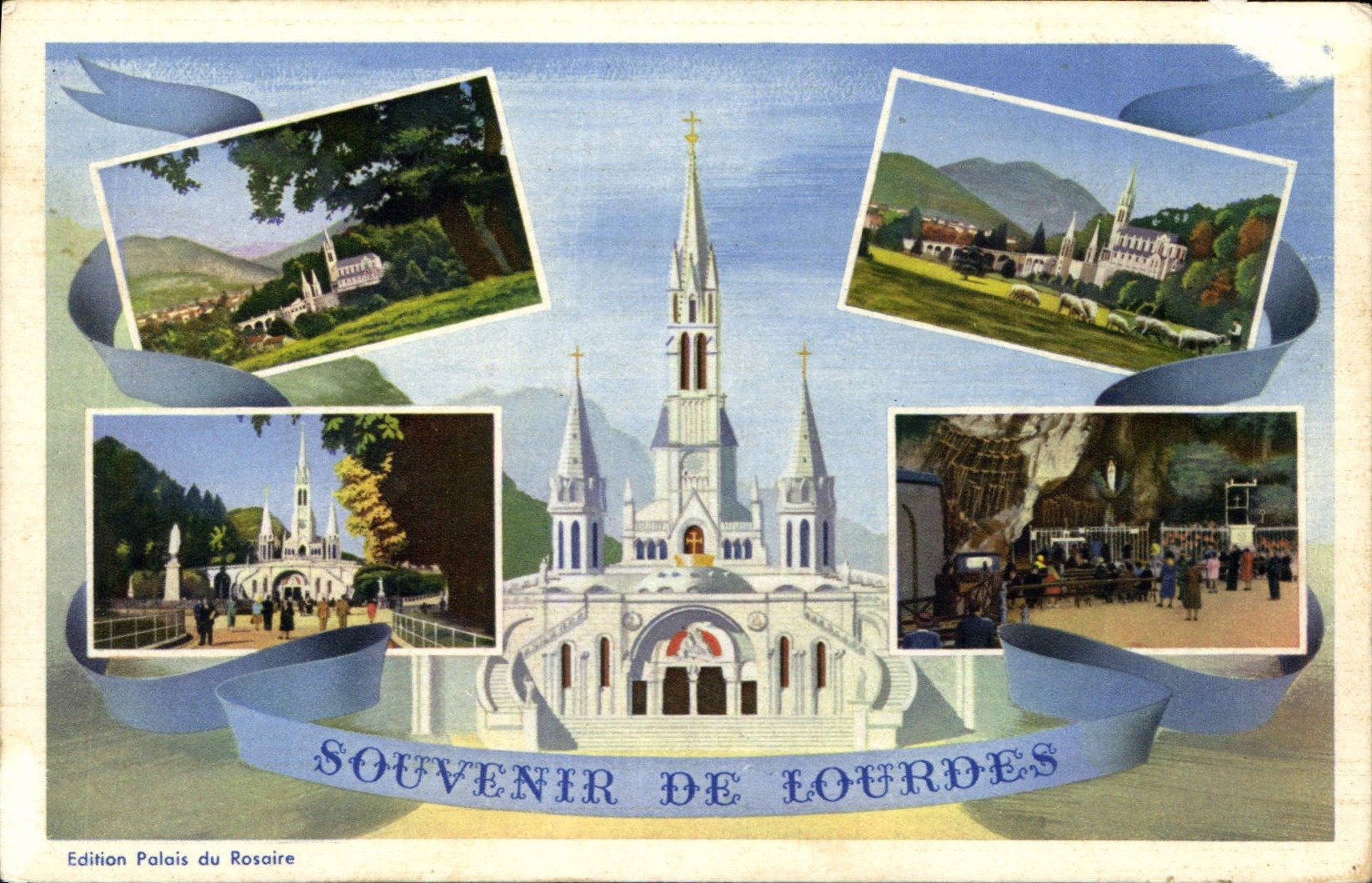 CPA Souvenir de Lourdes 