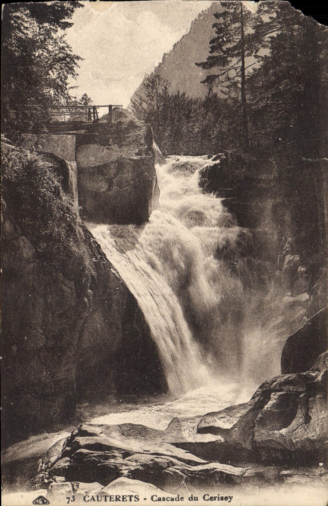 CPA Cauterets Cascade du Cerisey 