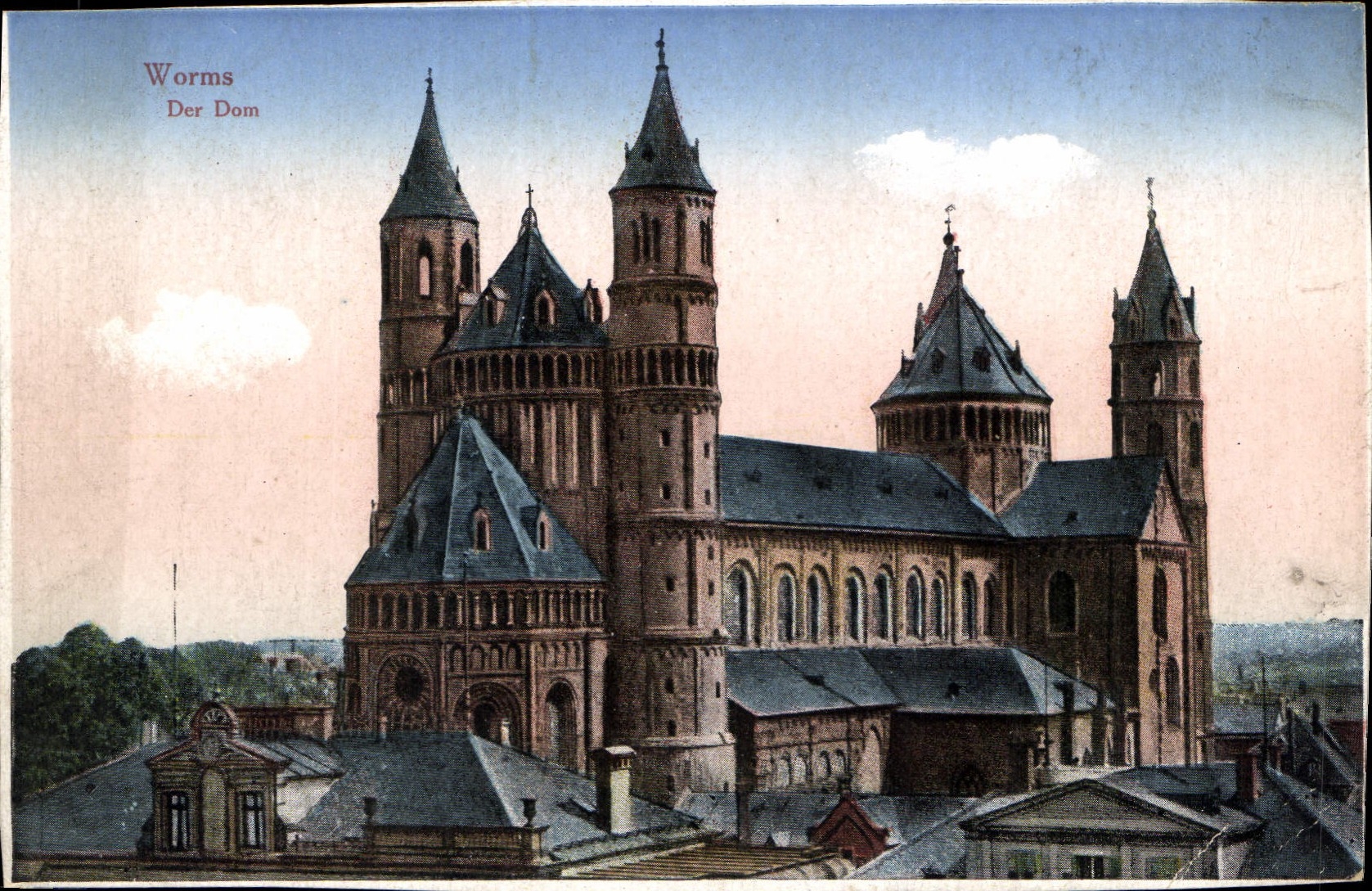 CPA Worms Der Dom 