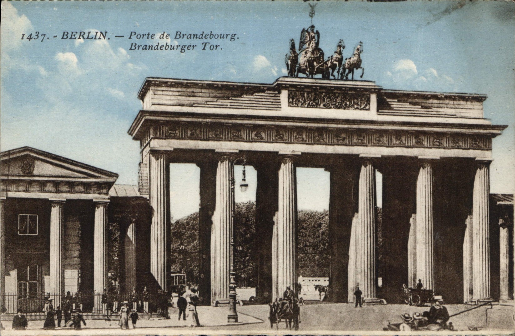 CPA Berlin porte de Brandebourg 