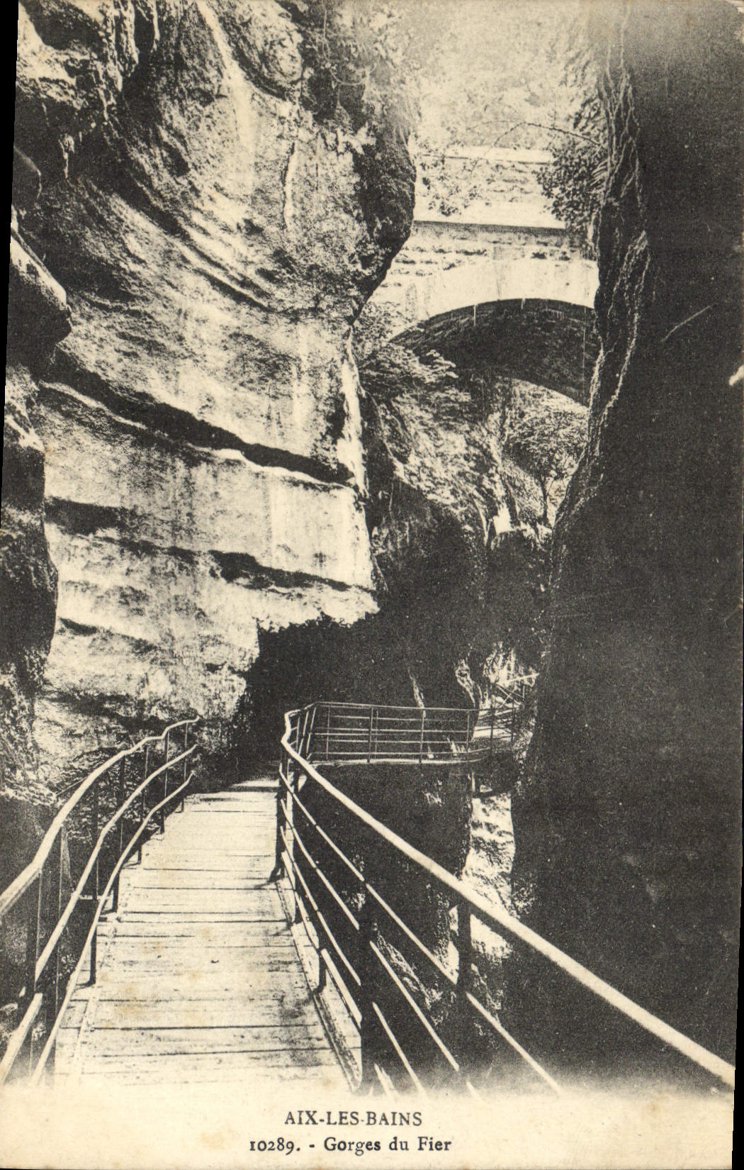CPA Aix les Bains Gorges du Fier 