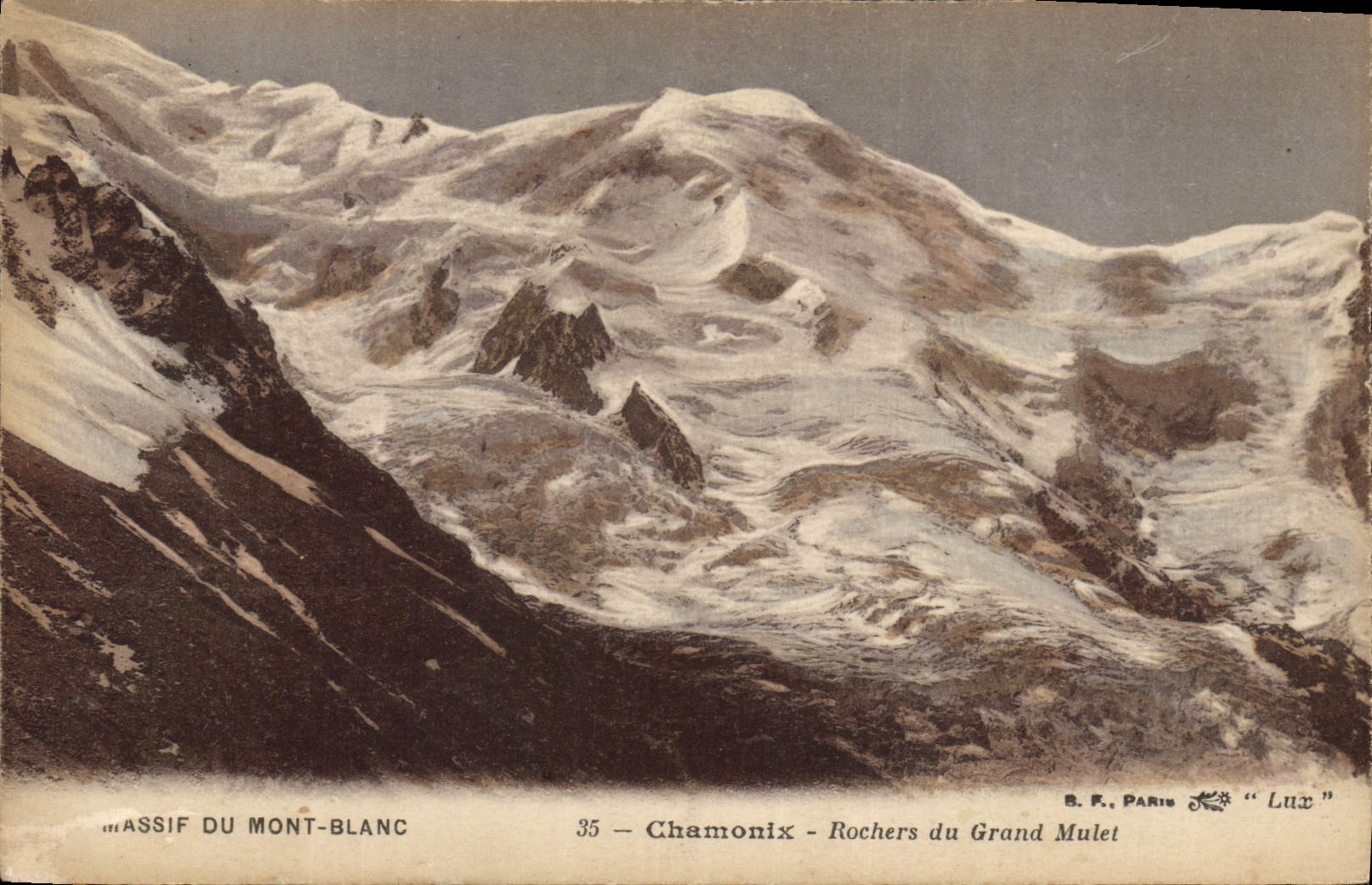 CPA Massif du Mont Blanc Chamonix Rochers du Grand Mulet 
