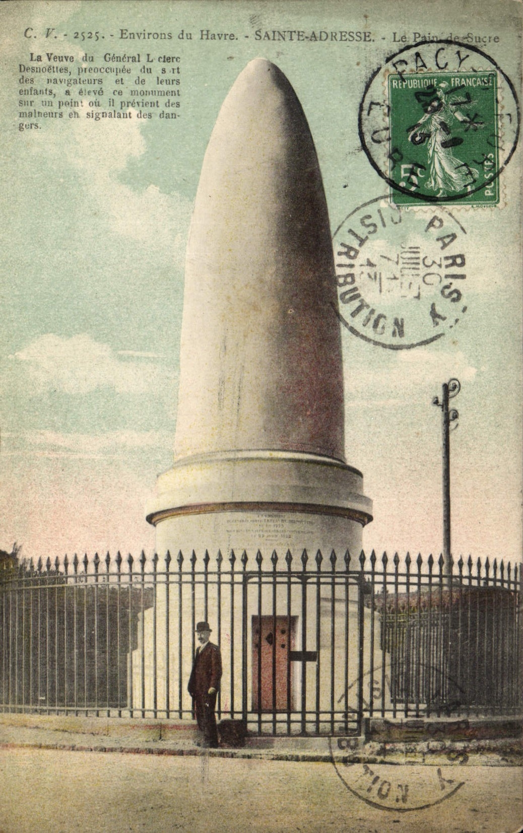 CPA Environs du Havre Sainte Adresse Le pain de sucre